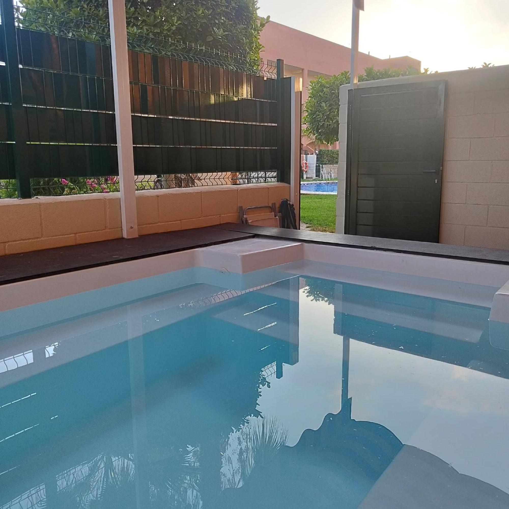 Bajo De Diseno, Piscina Privada Climatiza, 150M De La Playa Appartement Vera Buitenkant foto